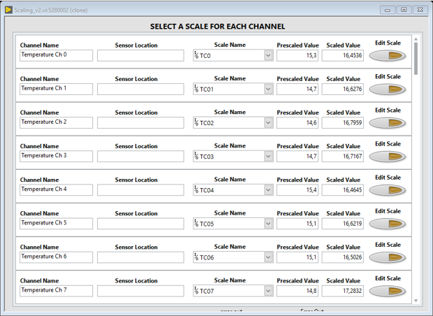 Sensör Skalalandırma