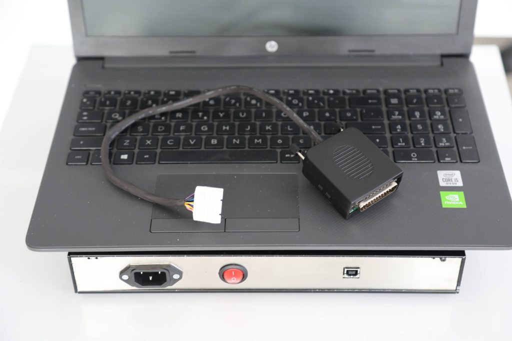 Back side of the Test System